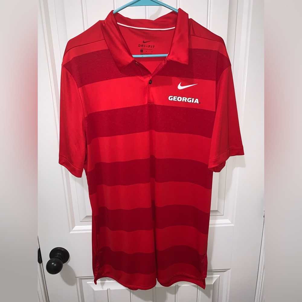 Nike dri fit polo UGA size large like new